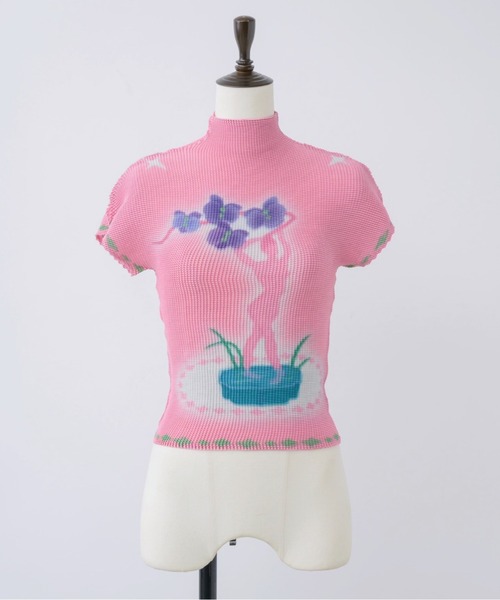 MUSUBORE | 【 select 】pleated print tops /プリーツプリント