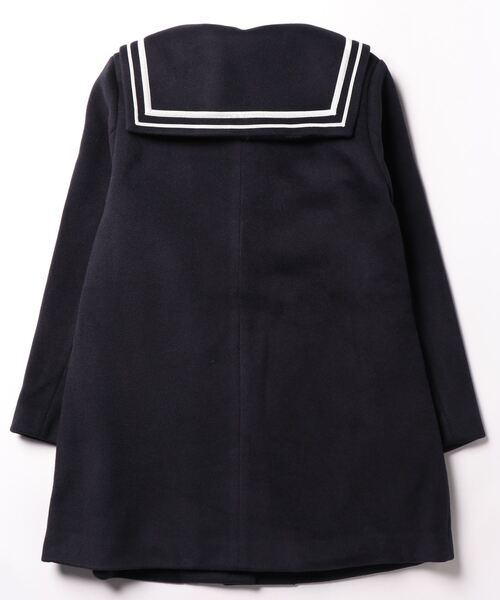 TINA：JOJUN | セーラーカラー ミドル丈コート TINA：JOJUN
