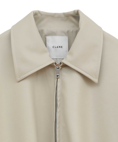 CLANE | 【CLANE/クラネ】FAKE LEATHER BALLOON JACKET/フェイクレザー