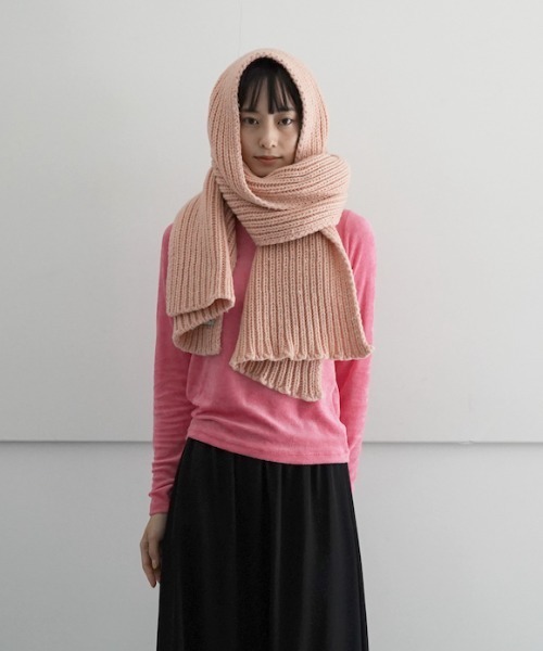Baserange ピンク ストール One Size