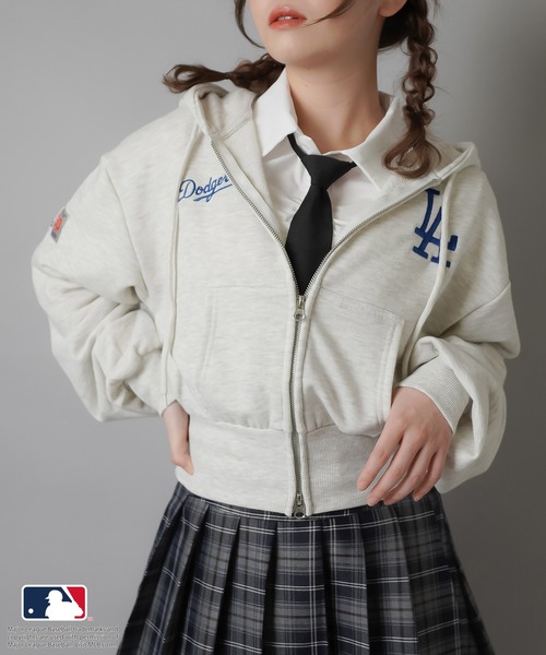 MLB MLB メジャーリーグベースボール 別注ショートジップパーカー ジップアップパーカー - Buyee, an Online Proxy Shopping Service Shop at ZOZOTOWN