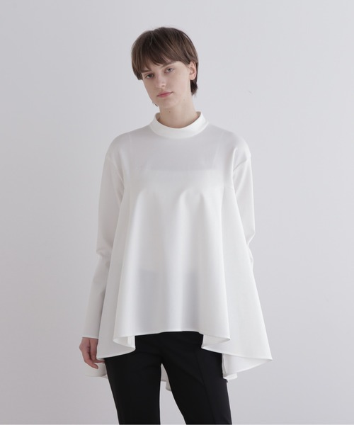 LE PHIL | ◇ハイストレッチポンチスタンドカラーブラウス - Buyee, an