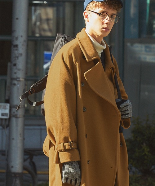 EMMA CLOTHES | 2WAYオーバーサイズメルトンダブルヨークラグラン