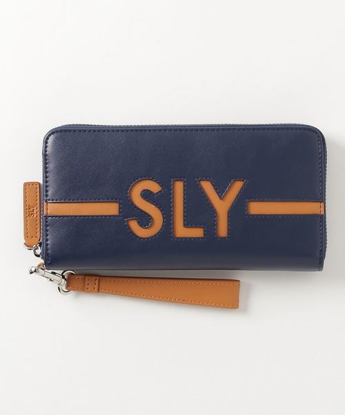 Sly Sly スライ Logo Wallet ラウンドファスナーロングウォレット Buyee An Online Proxy Shopping Service Shop At Zozotown Bot Online
