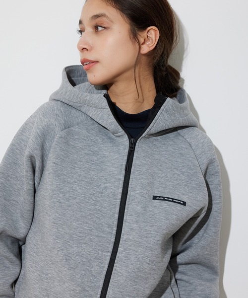 JUN & ROPE フェアアイル柄 保温裏地付き長袖プルオーバー フェア