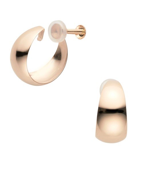 VENDOME AOYAMA | K18ピンクゴールド ベーシック フープイヤリング(大 