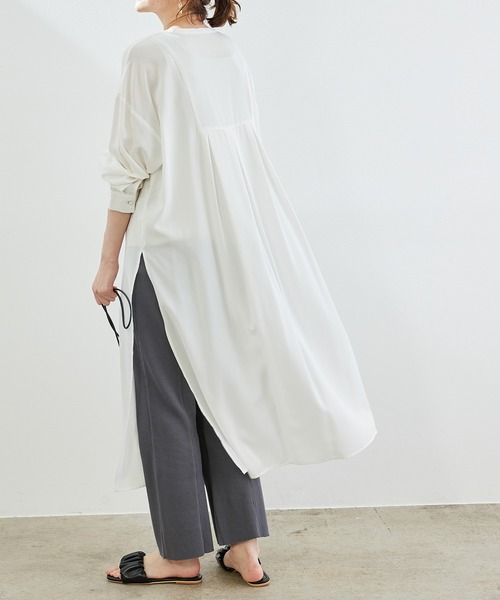 Rope Picnic ロングスリットチャイナシャツワンピース Buyee 通販代理購入サービス Zozotownでお買い物
