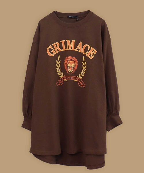 ZI-ON | ビッグシルエットプリントワンピース - Buyee, an