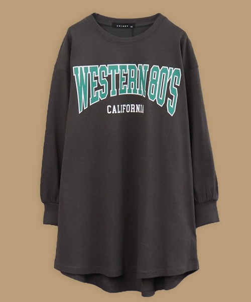 ZI-ON | ビッグシルエットプリントワンピース - Buyee, an