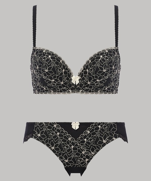 ブラデリス ジャクリーンステップ3ブラ24A1 (ブラック　70C) BRADELIS NewYork ブラジャー ジャクリーンステップ3ブラ24A1