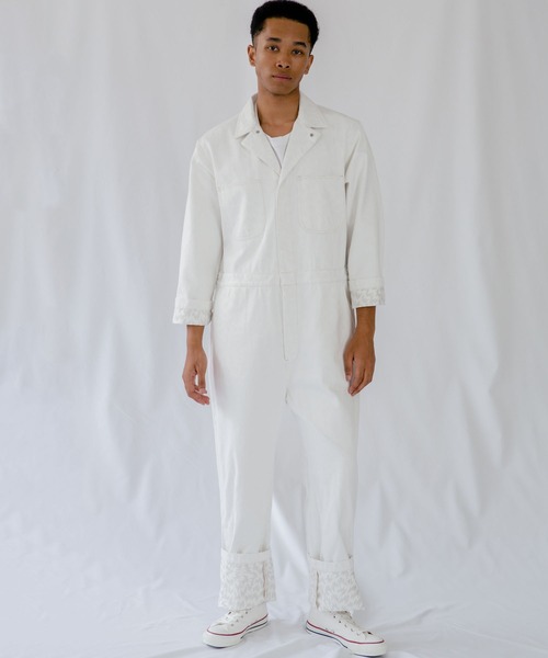 【新品未使用】BABYLONE JOHNBULL オールインワン ブランド古着】JOHNBULL / ジョンブル ZP117 リネンVネック