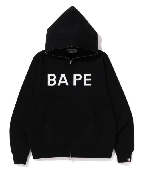 A BATHING APE ブラック ジップ パーカー A BATHING APE｜ア ベイシング エイプのパーカー（ブラック/黒色