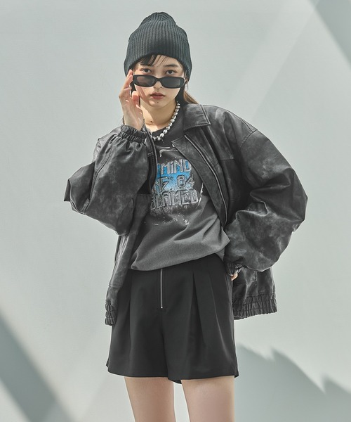 【11/9限定価格！】PAGEBOY サンドヴィンテージレザーブルゾン 楽天市場】サンドヴィンテージレザーブルゾン PAGEBOY ページ