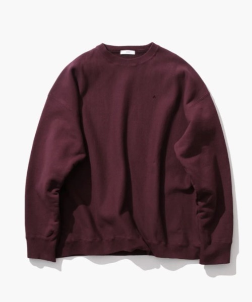トップス ATON GARMENT DYE URAKE OVER SIZED SWEAT GARMENT DYED URAKE | OVERSIZED PULLOVER – ATON | エイトン