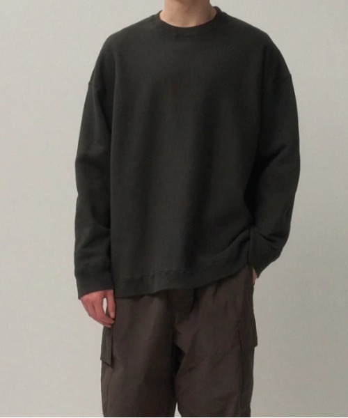 ATON | ATON (エイトン)NATURAL DYE URAKE | OVERSIZED SWEAT SHIRT