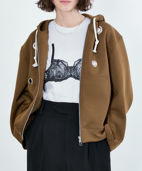 M TO R | BIG EYELET STUCK HOODIE - Buyee, an Online Proxy