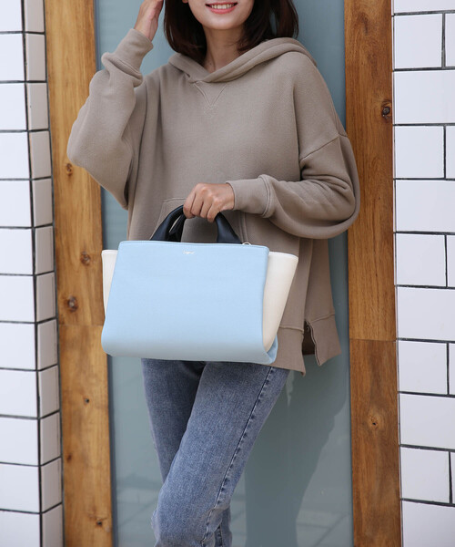 Ungrid Ungrid アングリッド カラーコンビアオリトートバッグ Buyee Layanan Belanja Online Belanja Di Zozotown