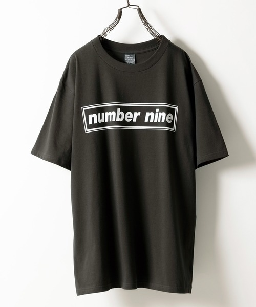 n(n) NUMBER(N)INE ナンバーナイン 編み込み Tシャツ XL 黒 NUMBER (N)INE | number nine BOX LINE T-SHIRT