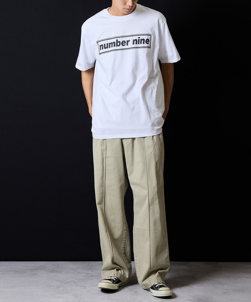 NUMBER (N)INE | number nine BOX LINE T-SHIRT / ナンバーナインロゴ