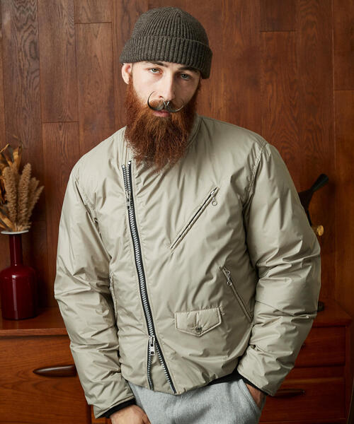 Schott×NANGA オーロラスタンド ライダースダウン SCHOTT | Schott/ショット/×NANGA/×ナンガ/AURORA STAND RIDERS