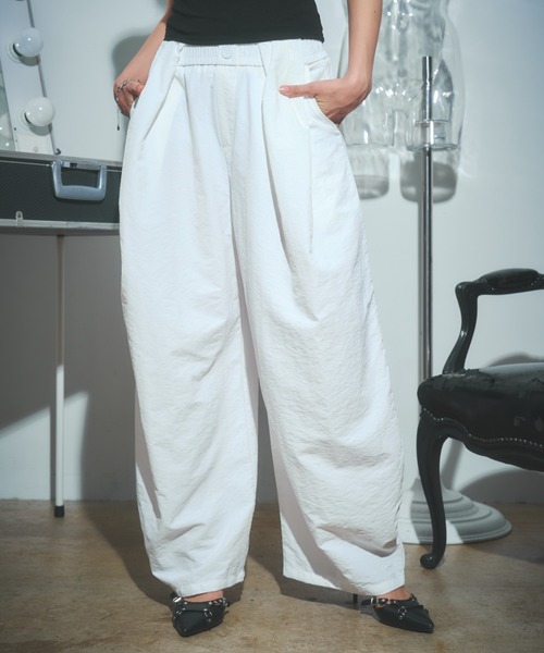 【ロンドン人気ブランド】casper the label カッセンジョーゼットギャザースキッパーブラウス/le.coeur