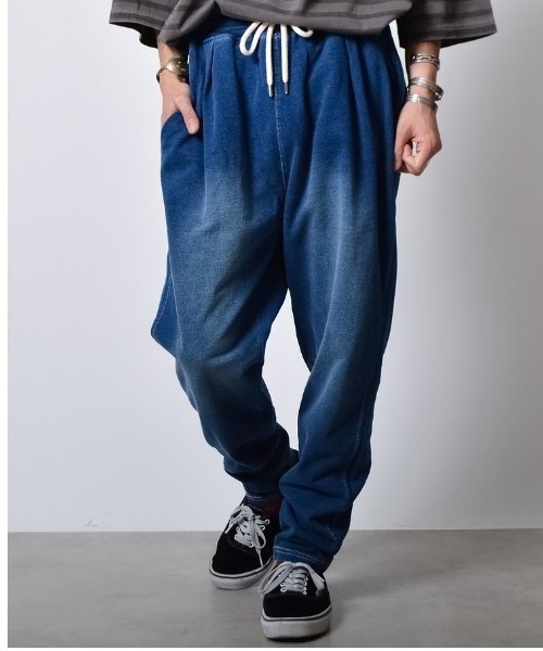 パンツ BUYEE ユニセックス) ワイドダブルニーパンツ | ファッション通販サイト NUGU