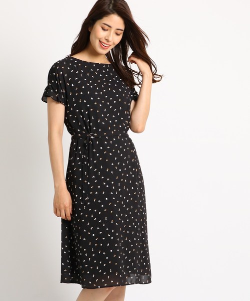 Reflect 洗える フェザードットプリントワンピース Buyee日本代购服务 于zozotown购物 Bot Online