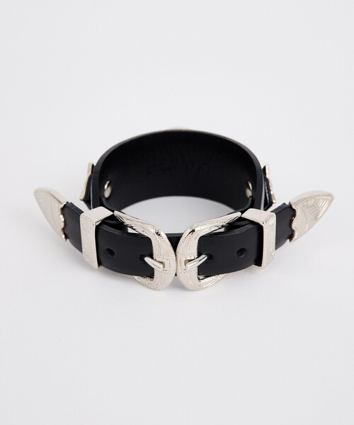 【TOGA】DOUBLE BUCKLE LEATHER BANGLE TOGA | Double buckle leather bangle - Buyee, an Online Proxy