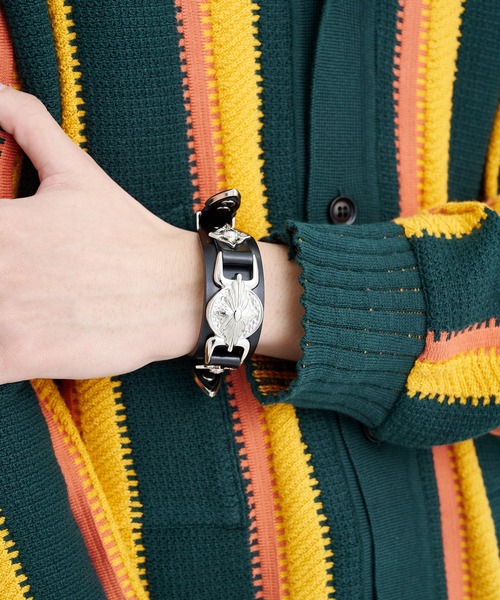TOGA | Double buckle leather bangle - Buyee, an Online Proxy