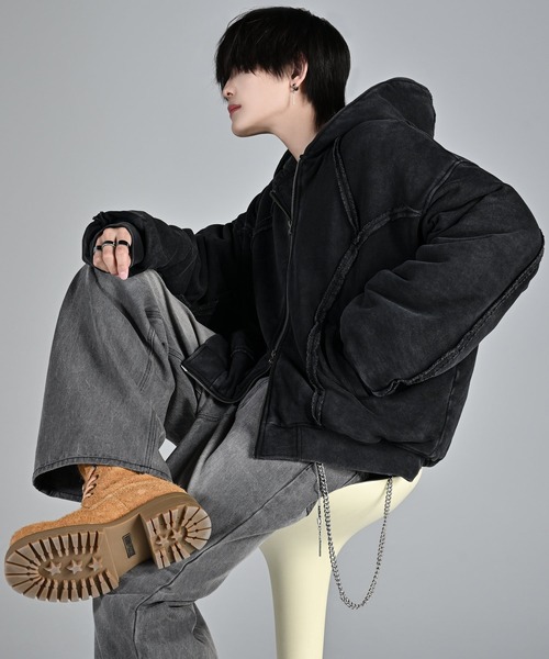 ADRER | Padded Parker Short Blouson / パデッドパーカーショート