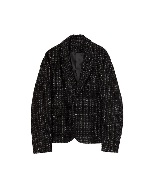 JUHA FANCY TWEED NO-COLLAR JACKET 25AW 4 JUHA | 【JUHA/ユハ】FANCY