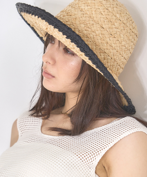 La Maison de Lyllis】VAUCHO/ラフィアハット La Maison de Lyllis