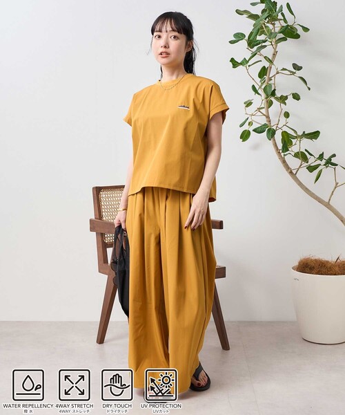 カーディガン 「THOUSAND MILE」CARDIGAN ＆ WIDE PANTS SET Ny/Pu / カーディガン アンド ワイドパンツ セ THOUSAND MILE カーディガン 「THOUSAND MILE」CARDIGAN ＆ WIDE