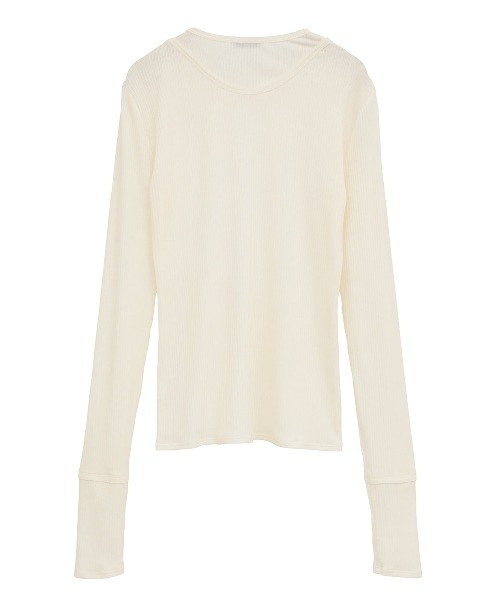 CLANE | CLANE LAYERED SHOULDER CUT TOPS 19105-1362 - Buyee, an