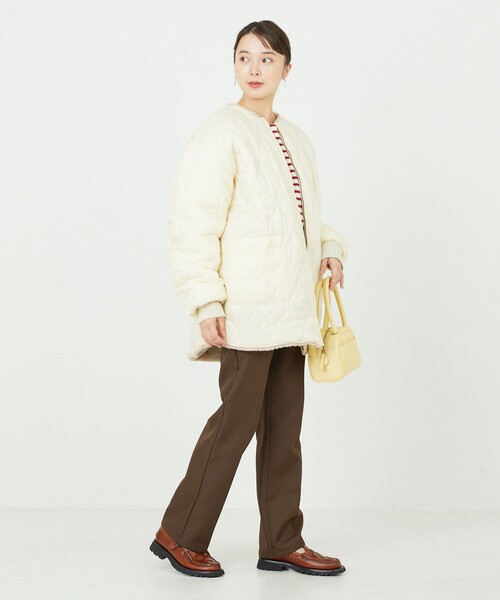 FREAK&#39;S STORE - FREAK&#39;S STORE  ファーキルティング切替アウター FREAK'S STORE（フリークスストア）の「【WEB限定】ファー