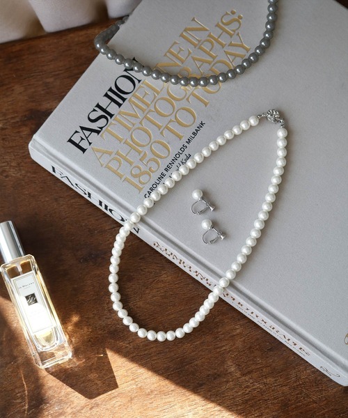 Girl 結婚式 お呼ばれ対応アクセサリー ショートネックレス イヤリングのパールアクセサリーセット Buyee An Online Proxy Shopping Service Shop At Zozotown Bot Online