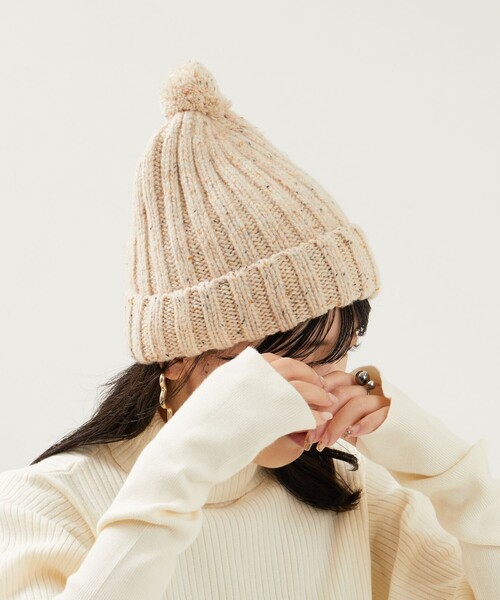 oopsニット帽 URBAN RESEARCH Sonny Label ニット帽 ニットキャップ OOPS 刺繍