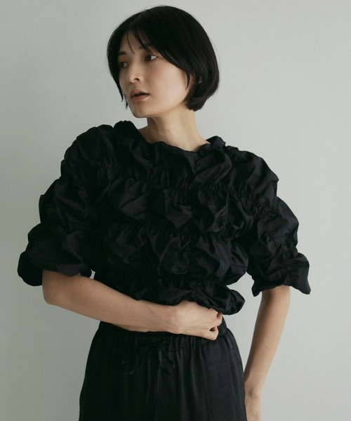 【新品未使用】anuke Typewriter Shirring Tops ANUKE | Typewriter Shirring Tops - Buyee, an Online Proxy Shopping