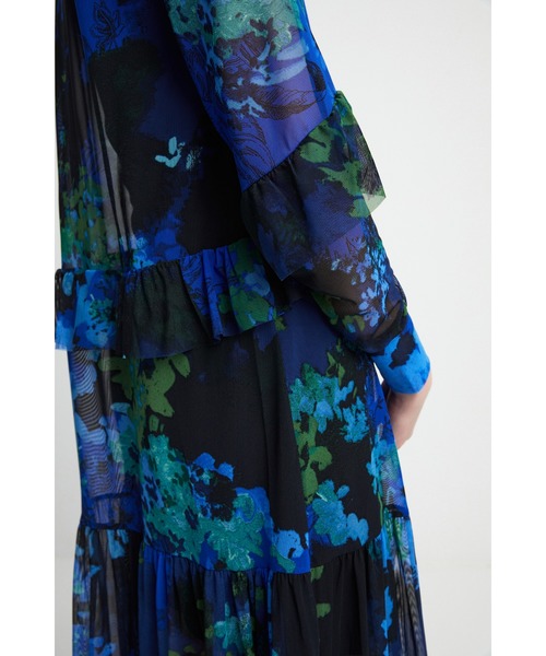 Desigual 花柄シフォンワンピース Buyee Layanan Belanja Online Belanja Di Zozotown