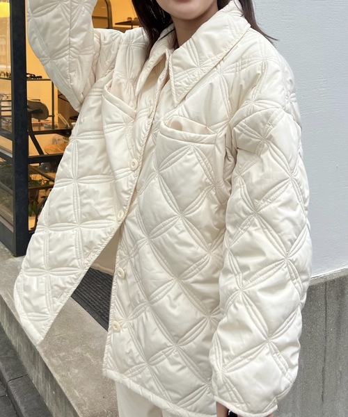 AMIUR | big collar quilting jacket - Buyee日本代購服務 | 於 