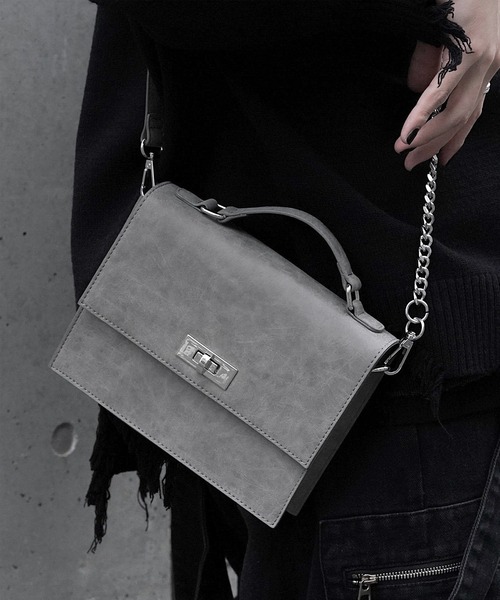 A4 ファッション ショルダーバッグ 「GRANCY」Hoodie motif Shoulder