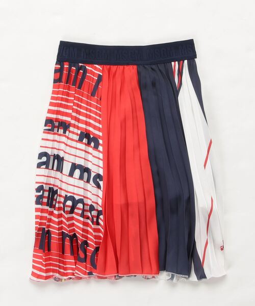 美品！MSGM スカート a433 MSGM エムエスジイエム ミニスカート イタリア製 総柄