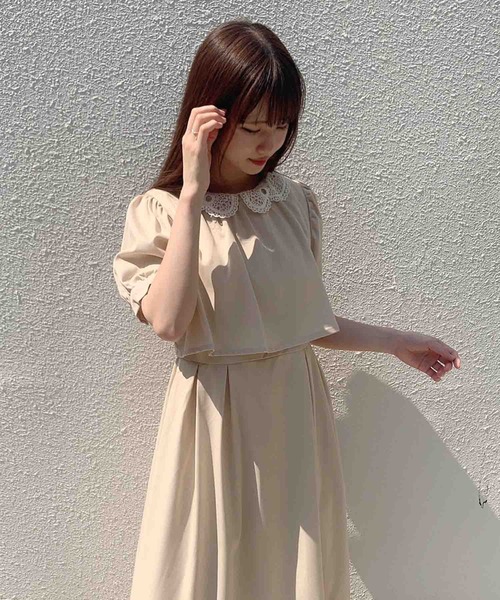 Paravion 衿レースワンピース Buyee An Online Proxy Shopping Service Shop At Zozotown Bot Online