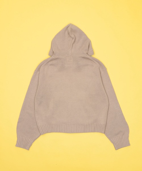 ZOOODLE | Logo knit hoodie - ロゴニットフーディー - - Buyee, an 