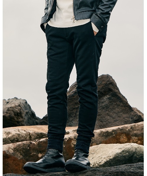 wjkスウェット地裏起毛パンツブラックL