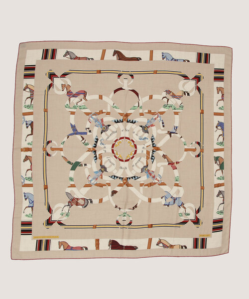 早い者勝ち最終処分価格❣️美品エルメスHERMESアビ3レザーバングル茶シルバー HERMES エルメス カレ アッシュ T12.710 グレー 自動巻き メンズ