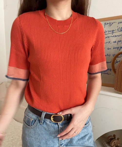 トップス eri HeRIN.CYE | Egg tops (Tシャツ・カットソー(半袖) ) |SHEL'TTER