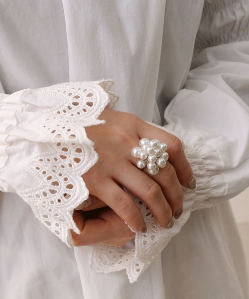 simone rocha ビジューつけ襟 柔らかく
