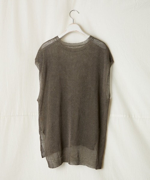 トップス suzuki takayuki knitted vest linen SUZUKI TAKAYUKI | knitted vest - Buyee, an Online Proxy