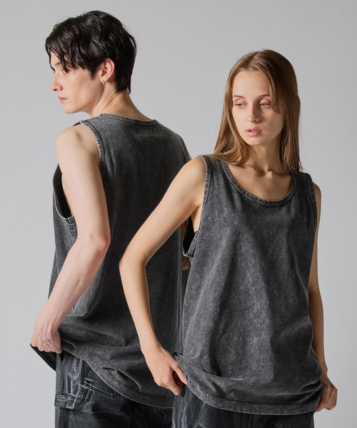 【CLEL】 4色セット ハイヴィンテージデザイン レイヤードタンクトップ CLEL タンクトップ 「CLEL」High Vintage Design Layered Tank